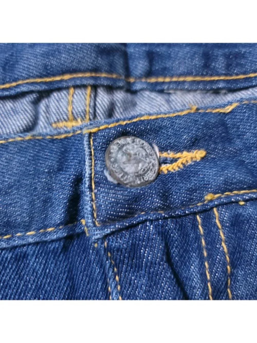 Liberty Blues Cargo Jean Shorts Mens 58 Big Tall Blue Denim Elastic y2K Jorts
